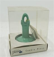Fiesta Post 86 go along cookie press, turquoise