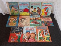 Lot of 11 Children's Wonder Books from the 1950's