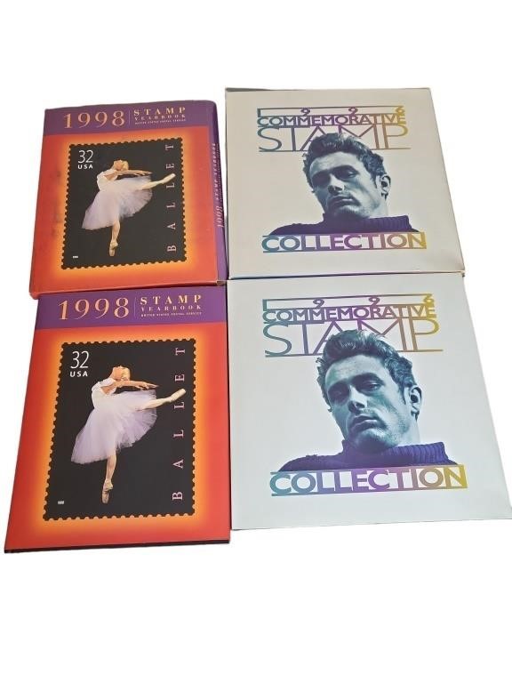 1996 & 1998 USPS Commemorative Stamp Yearbooks