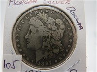 Morgan Solver Dollar 1897 O
