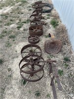 Iron Farm wheels & seat group of 11 ALL