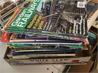 FLAT OF RAILROAD MAGAZINES FLAT OF RAILROAD MAGAZI