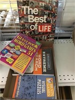 FLAT W/ PUZZLE BOOKS/ BEST OF LIFE MAGAZINE BOOK F