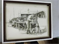 Etching By Douglas Ratchford 11 1/2"x9 1/2