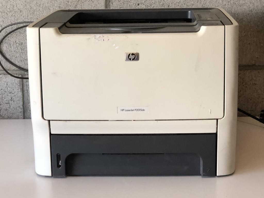 HP Laserjet Printer-Powers On-Untested
