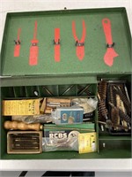 Assorted Barrel Brushes, Metal  Box