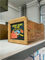 Vintage Peaches Crate