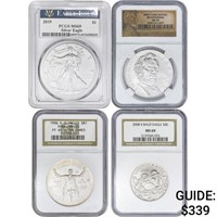 [4] 1996-2019 Varied Silver Coinage PCGS/NGC