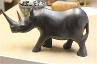 Wooden Rhinoceros