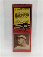 1930's Diamond Matchbook Cover Cardinals Davis