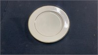 QTY 91) 7" IVORY/GOLD PLATE