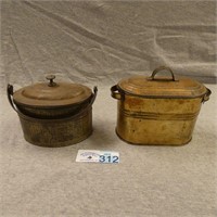 Miniature Tinware Wash Boiler & Other