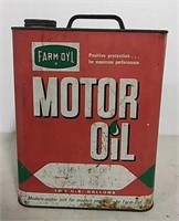Farm-Oyl Motor Oil can