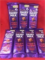 Chocolate Bar 'Cadbury' Dairy Milk, 100g x7