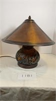 Dale Tiffany Dragonfly Lamp w/ Lighted Base