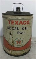 Texaco Regal Oil can
