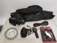 Lot of Photography Lighting Accessories w/ Bag
