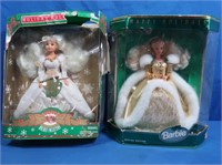 NIB 1994 Happy Holidays Barbie & 1997 Holiday