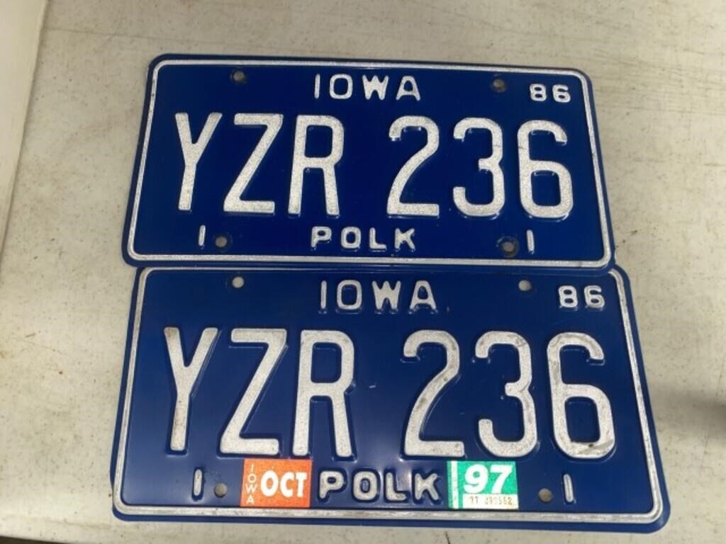 License plates