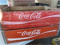 Coca-Cola wooden crates