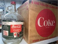 Coca-Cola glass bottles in box