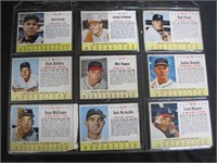 Set Of Post Cereal Baseball Cards