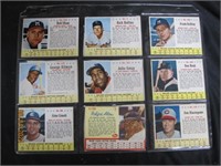 Set Of Post Cereal Baseball Cards