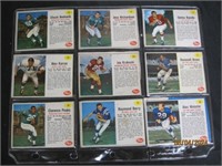 Set Of Post Cereal Football Cards