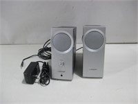 Two 3"x 7.5"x 6" Bose Speakers Untested