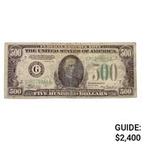 1934 $500 US Fed Res Note