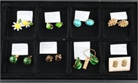Traylot of vintage earrings by Giovanni, Grosse,
