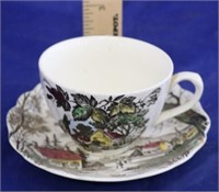 J&G Meakin Cup & Saucer 2pc