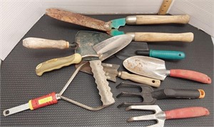 Assorted garden tools