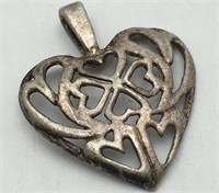 Sterling Silver Heart Pendant