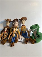 Vintage Toy Story mini bean bag Woody’s & Rex