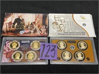 US Mint Presidential Dollar Coin Proof Sets