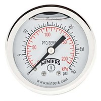 Winters PFQ Series Stainless Steel 304 Dual Scale