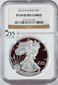 2013-W  $1 Silver Eagle   NGC PF-69 UC