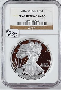 2014-W  $1 Silver Eagle   NGC PF-69 UC