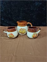 McCoy pitcher and cup set