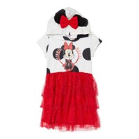 Girls Minnie Mouse Short Sleeve Dress, 10/12 AZ4