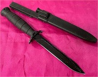 11 - TACTICAL KNIFE W/ SHEATH (H24)