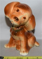 Vtg Royal Copley Pottery Puppy Dog Figure 5 5/8"