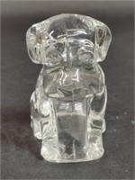 Vintage Federal Glass Dog Figurine