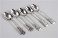 VICTORIAN SCOTTISH TEASPOONS