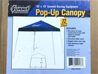 Summit Racing 10' x 10' Pop-Up Canopy Unused
