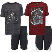 10-12  10/12 Boys Youth Big Kids Athletic 4 Piece