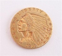 1911 Indian Head Gold Coin