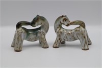 Occupied Japan Porcelain Animal Figurines