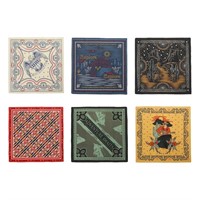 P264  Bioworld Americana 6-Pack 22"x22" Bandana Se